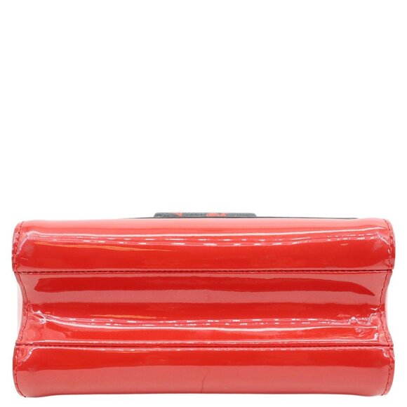 Louis Vuitton  Twist PM Infrarouge Vernis Chain Shoulder Bag Red - Picture 10 of 14